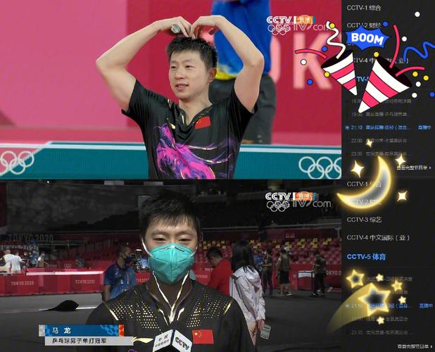 乒乓球男单决赛直播马龙视频