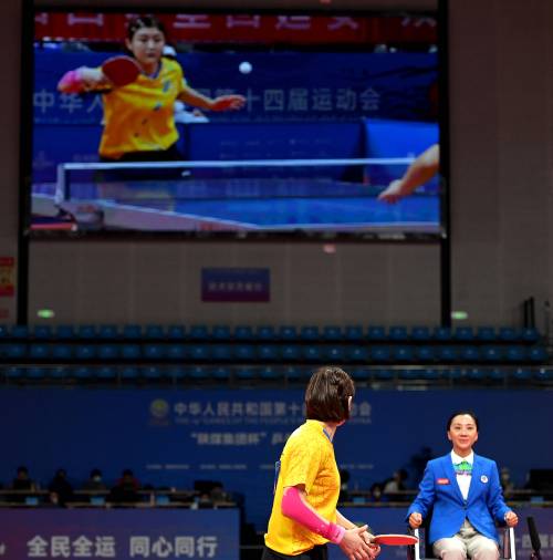 全运会乒乓球女团决赛铜牌